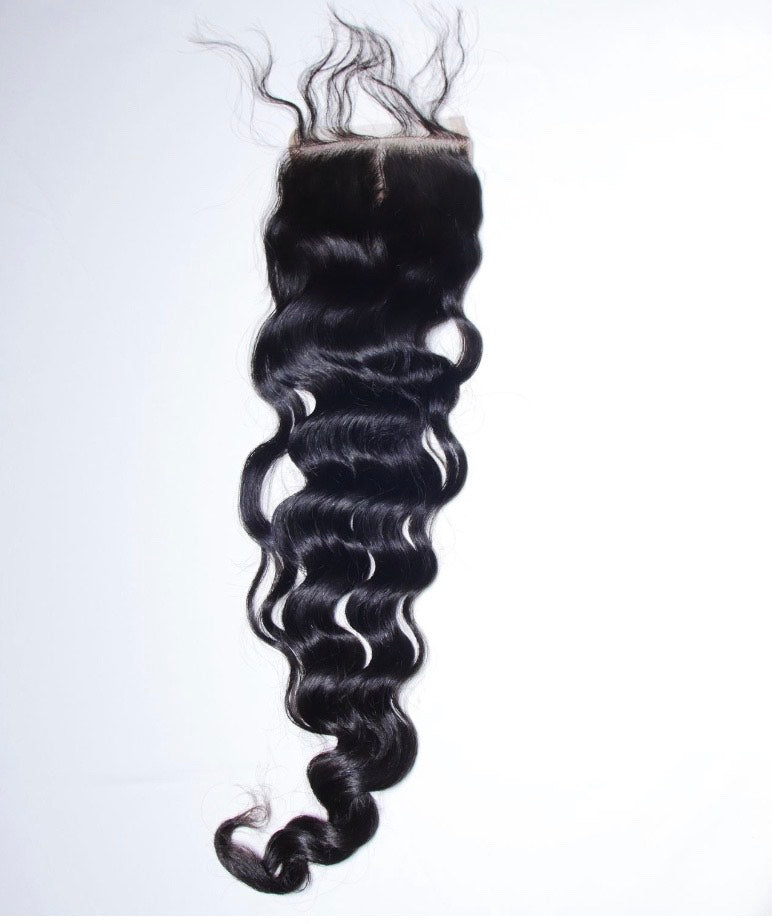 4X4 Shimmer Deep Wave Closure